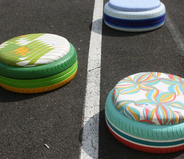 DIY : Du pneu au pouf, le “pnouf”