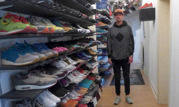 Inspirez-vous de ce passionné de baskets pour ranger vos chaussures !