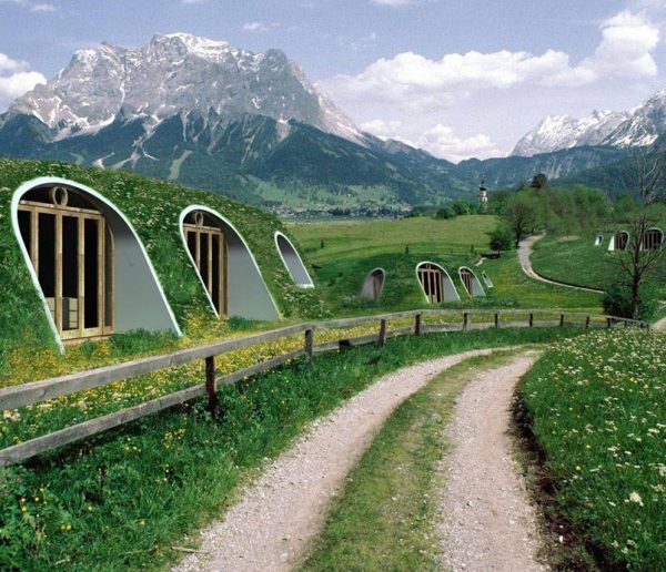 Des maisons de hobbits en kit