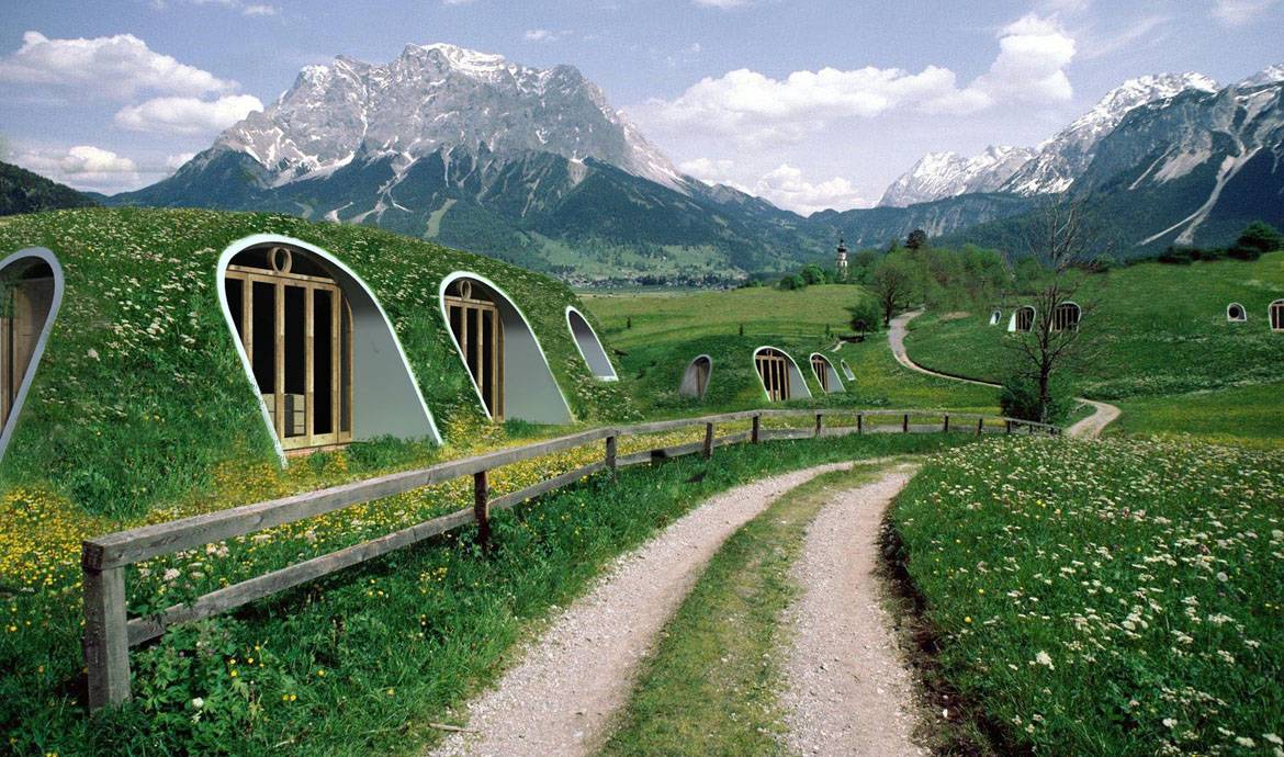 Des maisons de hobbits en kit