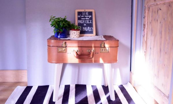 Tuto : Transformez une valise en table vintage