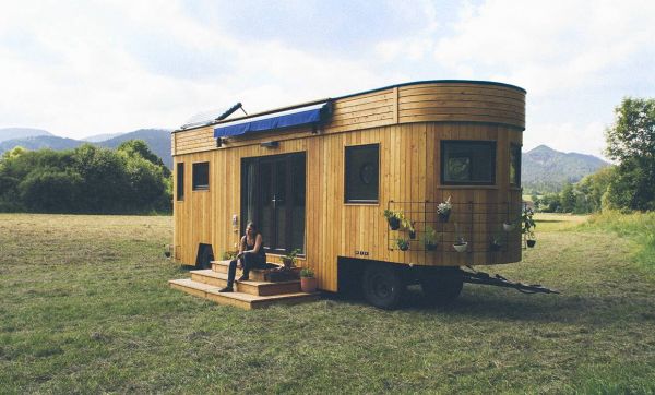 Une tiny house écolo pour voyager durable tout autour du monde