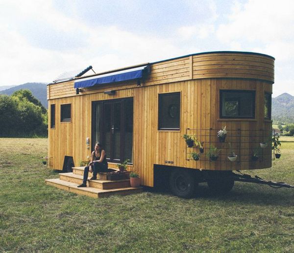 Une tiny house écolo pour voyager durable tout autour du monde