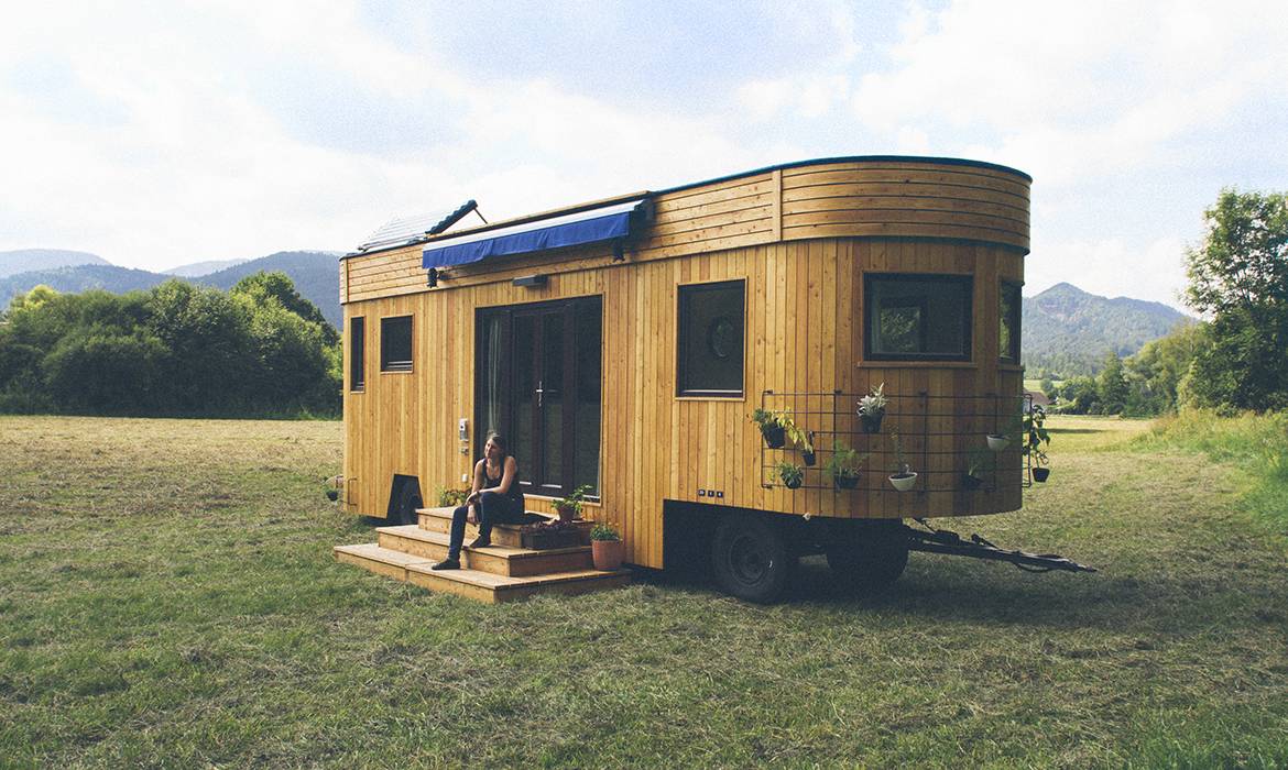 Une tiny house écolo pour voyager durable tout autour du monde
