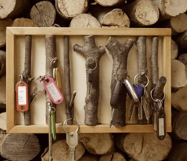 DIY : Fabriquez un tableau à clés branché et branchu