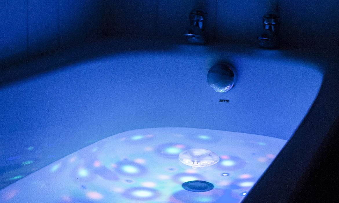 Ambiance disco dans votre baignoire