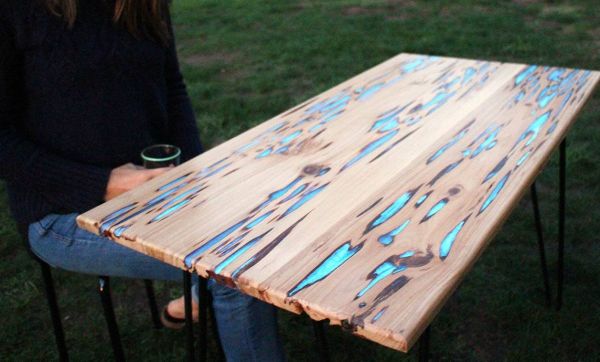 Tuto : Fabriquez une table qui brille dans le noir !