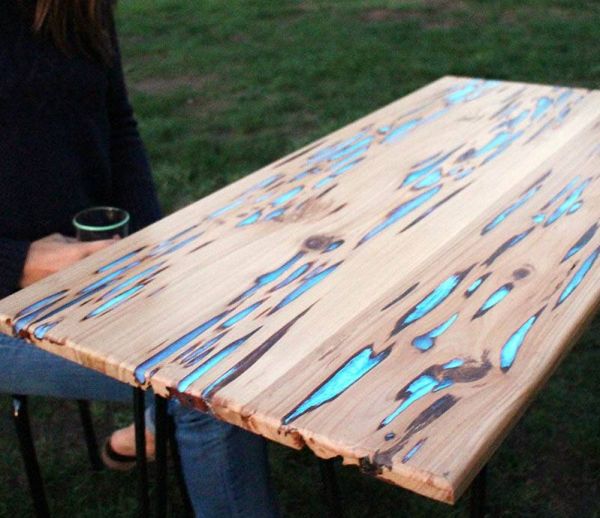 Tuto : Fabriquez une table qui brille dans le noir !