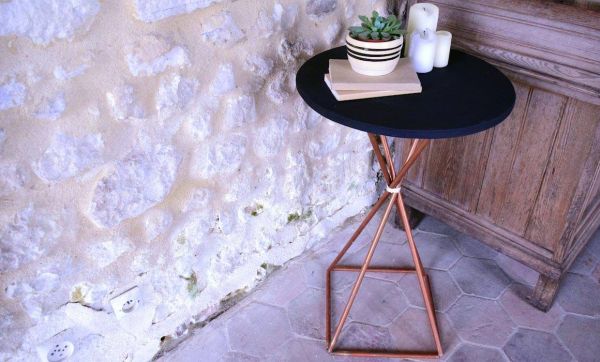 DIY Récup' : Fabriquez une table en tuyaux de cuivre