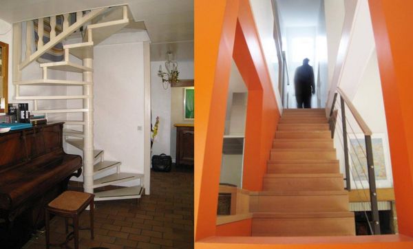 Avant / Après :  demeure traditionnelle transformée en maison d'architecte