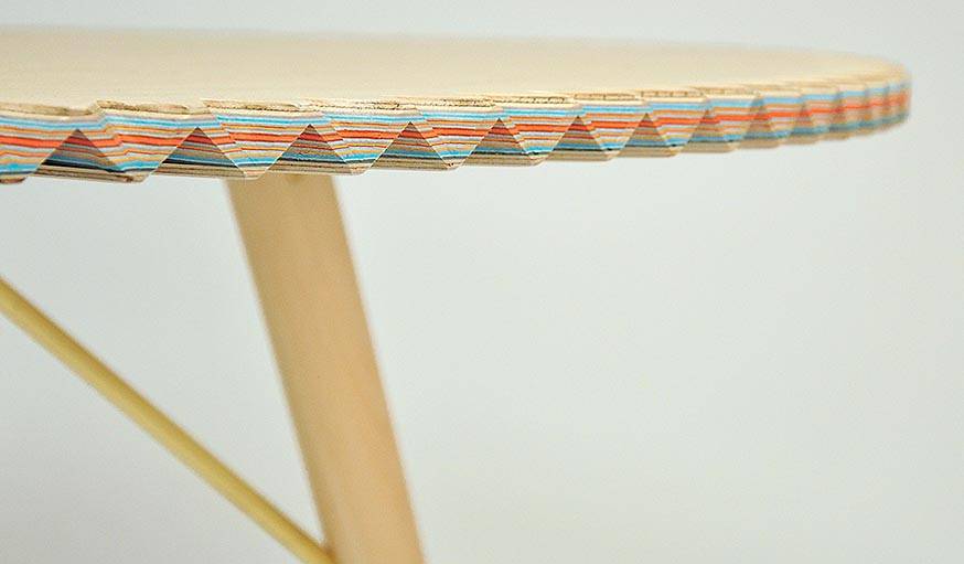 Une table scandinave inspirée par un réfugié syrien