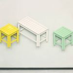 Les meubles de JongHa Choi passent de la 2D à la 3D en un clin d'oeil.