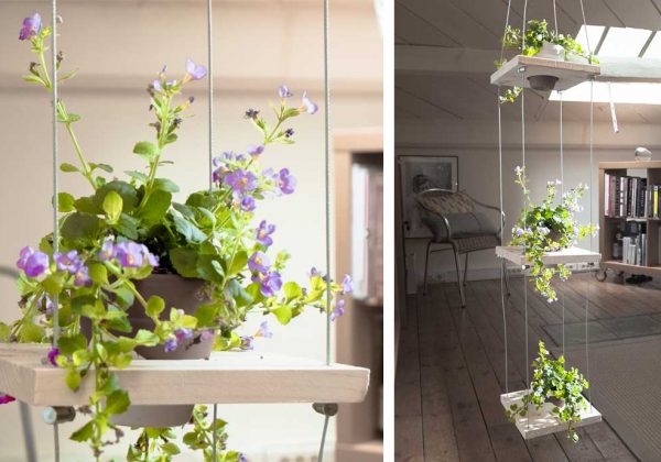 Tuto Plante Verte Fabriquez Une étagère Fleurie En Suspension