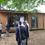 Extérieur de la maison modulable inaugurée à Vitry.