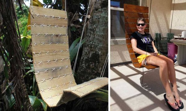 DIY : Fabriquez un fauteuil suspendu en bois de palettes
