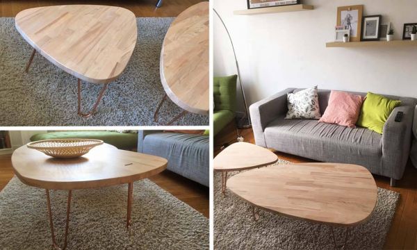 DIY : tables gigognes au look scandinave