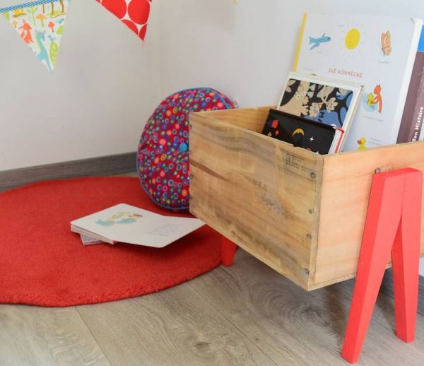 DIY : Fabriquez un bac à livres pour votre enfant