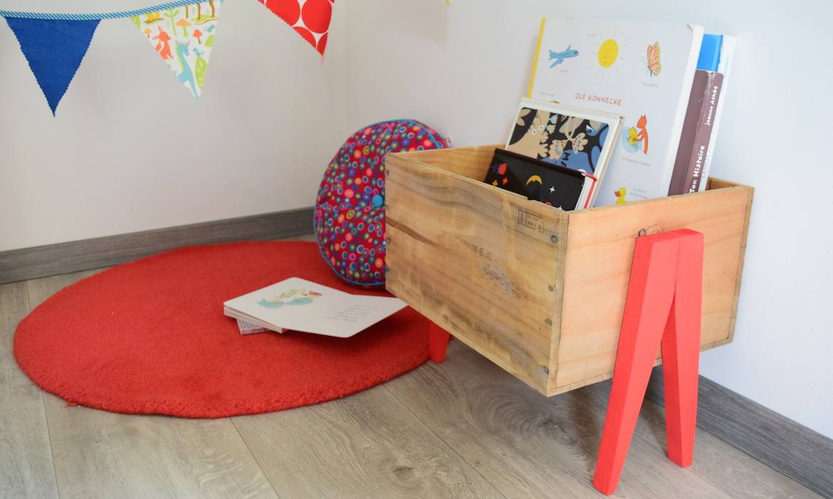 Comment fabriquer un rangement pour les livres pour les enfants ?