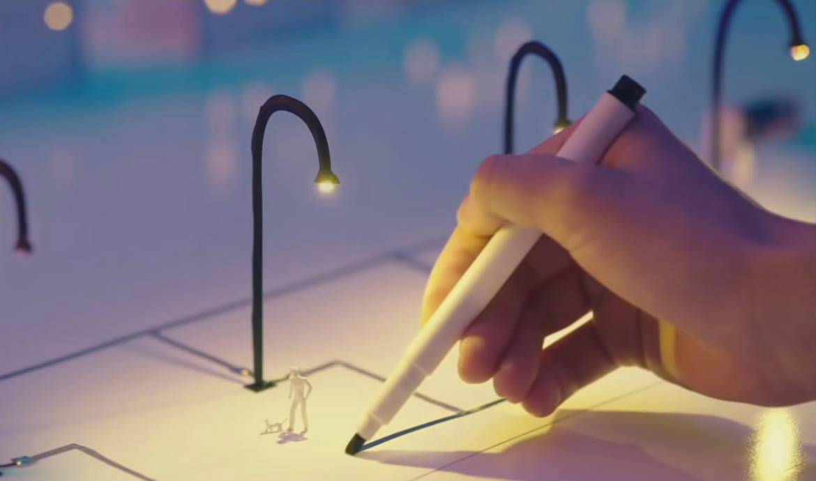 Un stylo pour dessiner des circuits imprimés