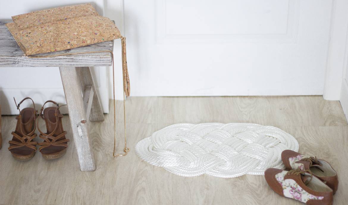 DIY : Fabriquer un tapis tissé pour habiller votre entrée