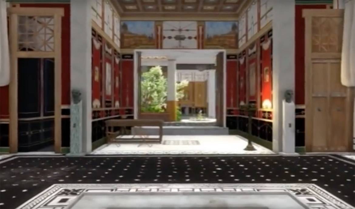 Visitez une maison romaine en 3D