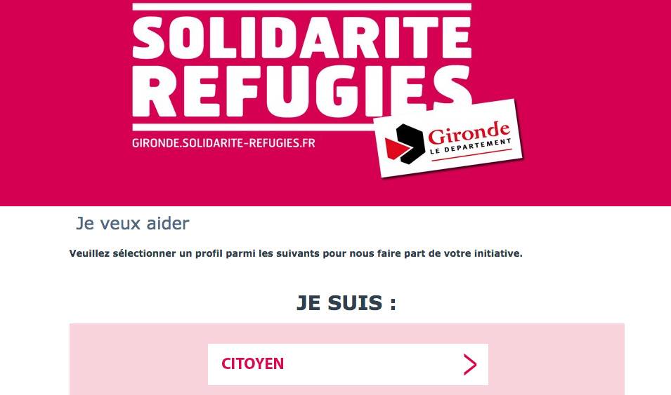 Une plateforme d'aide pour les réfugiés en Gironde