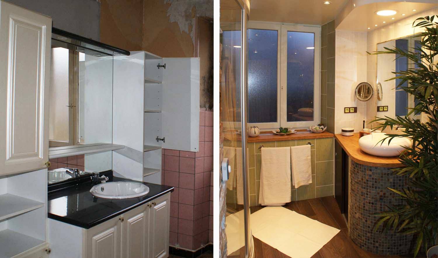 Avant-Après : Salle de bains zen et déco tropicale - Refaire sa salle