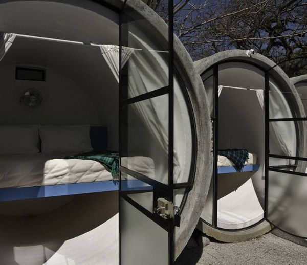 Un hôtel mexicain vous propose  de dormir dans un tube en béton