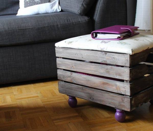 DIY : Fabriquez un pouf très pratique avec rangement intégré