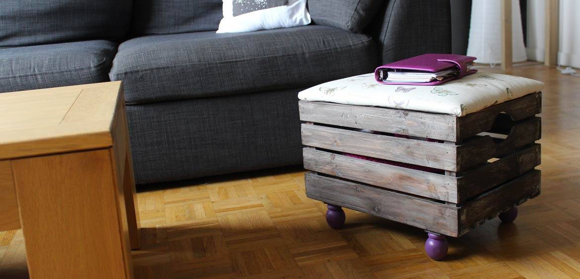 DIY : Fabriquez un pouf très pratique avec rangement intégré