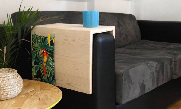 DIY : Fabriquez une petite table d'appoint pour votre canapé