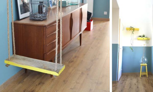 DIY : Fabriquez une balançoire d'intérieur qui a du style !