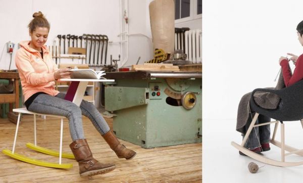 Fauteuil, lit, lampe... quand les meubles se balancent