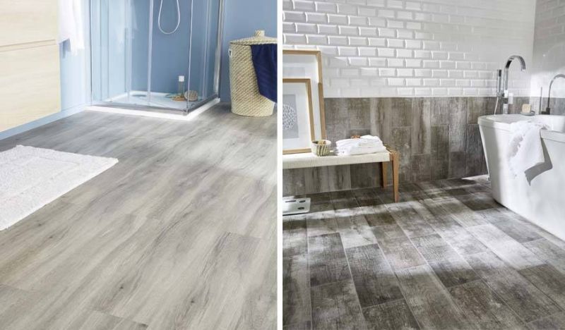 Le parquet dans la salle de bains, c'est possible