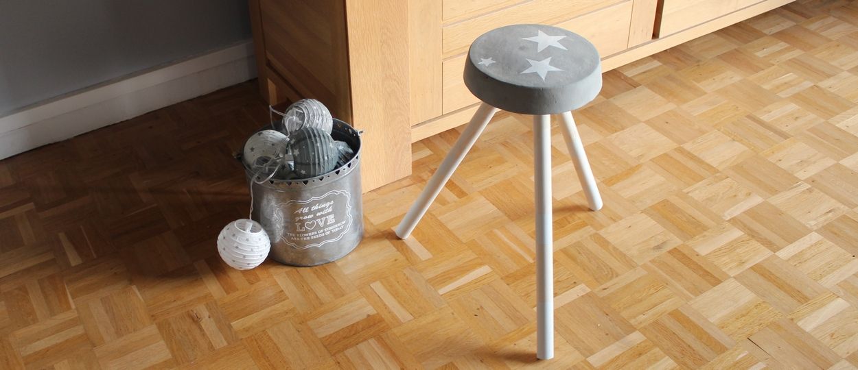 DIY : Fabriquez un tabouret en ciment en mode récup'