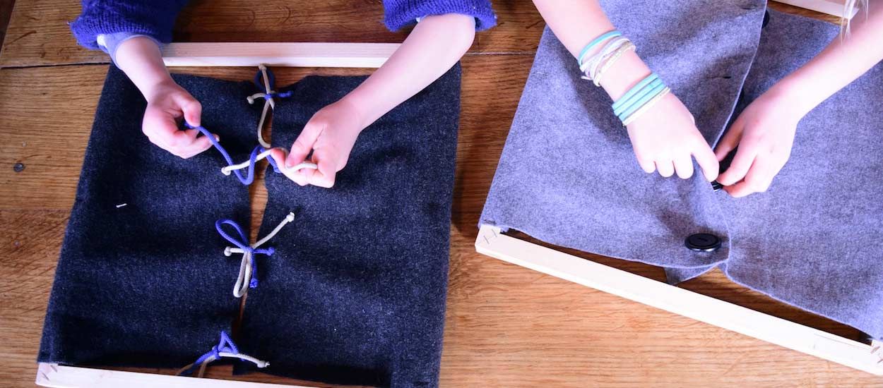 DIY Montessori : Fabriquez des jeux d'éveil pour apprendre à s'habiller