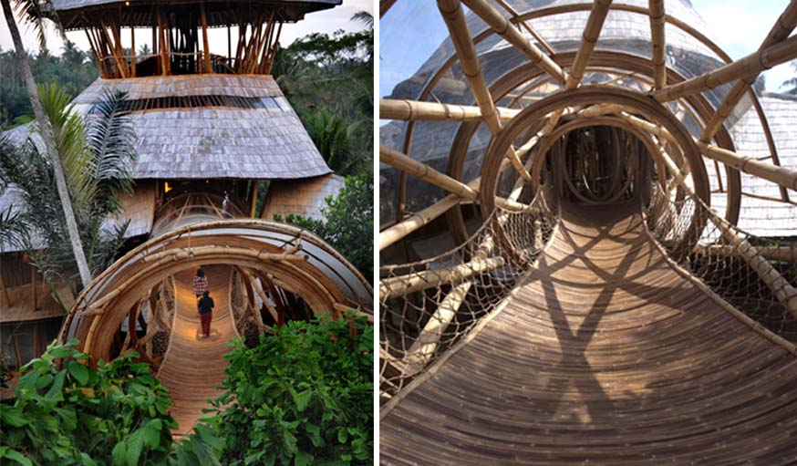 Ibuku construit des maisons  durables en bambou  