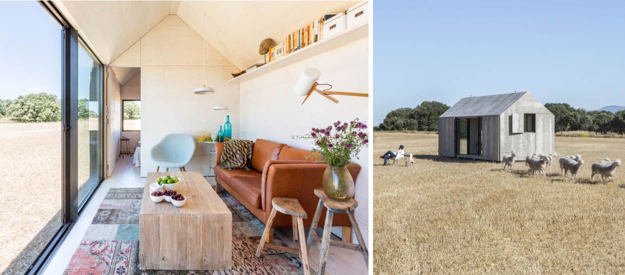 Découvrez le style minimaliste et chaleureux de cette mini-maison