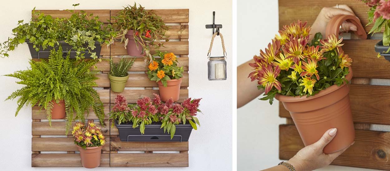 Tuto : Fabriquez un panneau fleuri et créez-vous un jardinet vertical