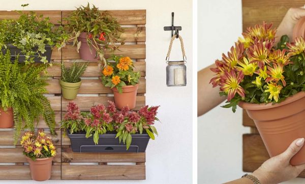 Tuto : Fabriquez un panneau fleuri et créez-vous un jardinet vertical