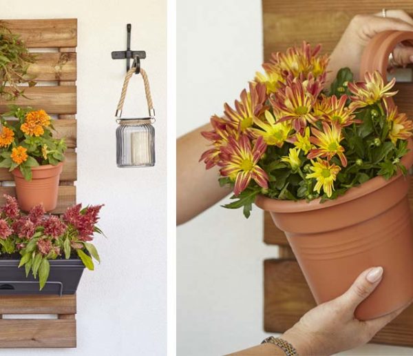 Tuto : Fabriquez un panneau fleuri et créez-vous un jardinet vertical