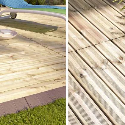 Une terrasse en bois qui s'installe en un clin d'oeil