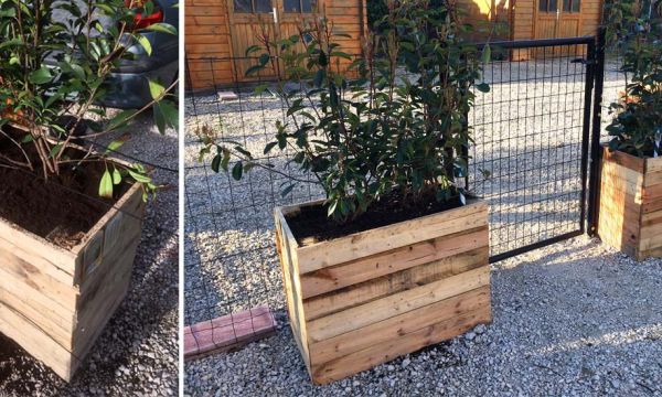 Tuto : Fabriquez deux jardinières en palette pour 22 euros