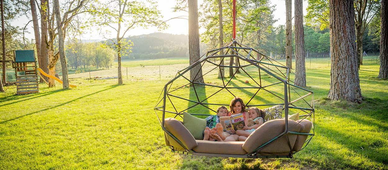 Une balançoire de rêve qu'on aimerait avoir dans le jardin