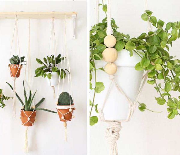 Tuto : Fabriquez un jardin suspendu en macramé