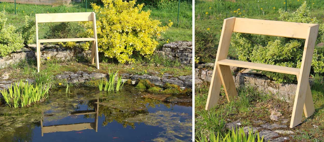 Tuto : Fabriquez un banc Léopold en bois pour votre jardin