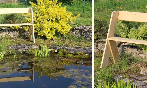 Tuto : Fabriquez un banc Léopold en bois pour votre jardin