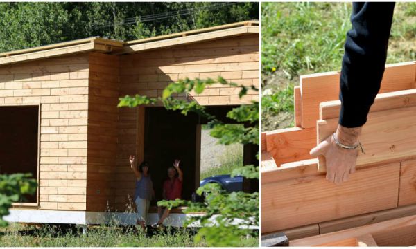 Brikawood : une maison passive qui s'élève comme un jeu de construction