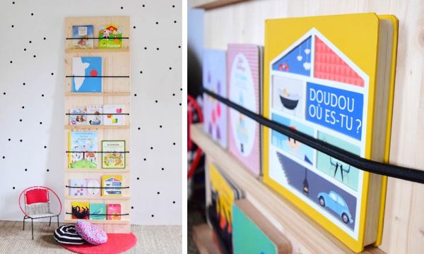 Tuto : Fabriquez un présentoir à livres pour petits et grands