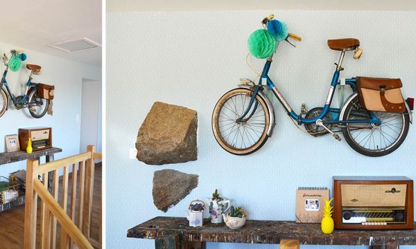 Tuto : Fabriquez un accroche-vélo joli parfait pour une déco vintage